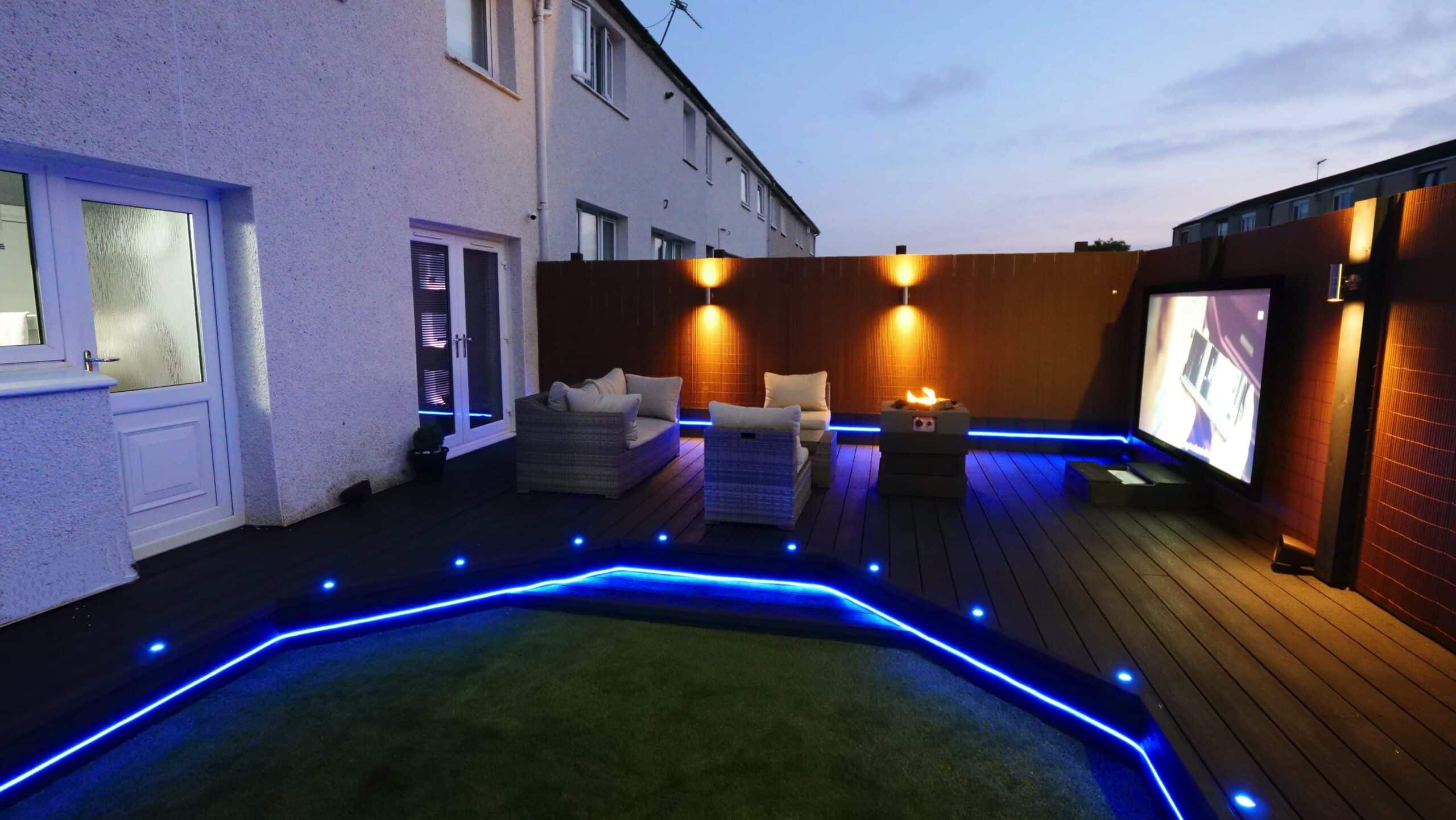 Find out more about our bespoke home garden cinema solutions